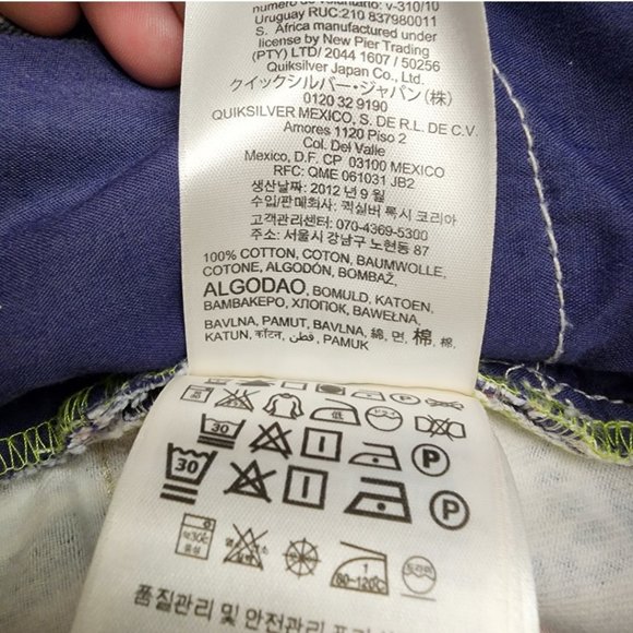 Roxy Button Fly Colorful Aztec Tribal Fringe Boho Jean Shorts Size 25 - Picture 5 of 8